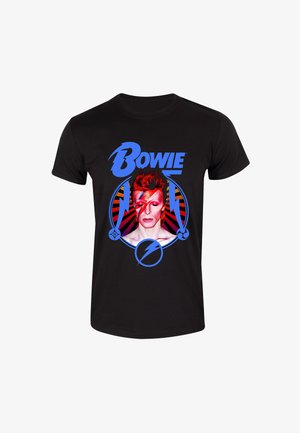 Henry Tiger DAVID BOWIE STARBURST - Triko s potiskem - black