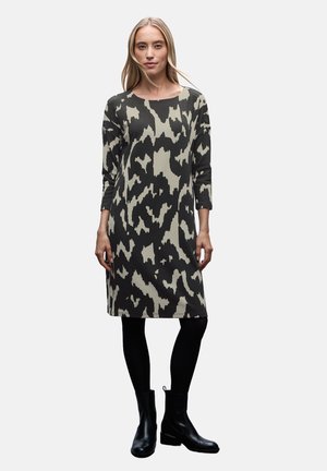 MIT KNÖPFEN - Vestido ligero - schwarz