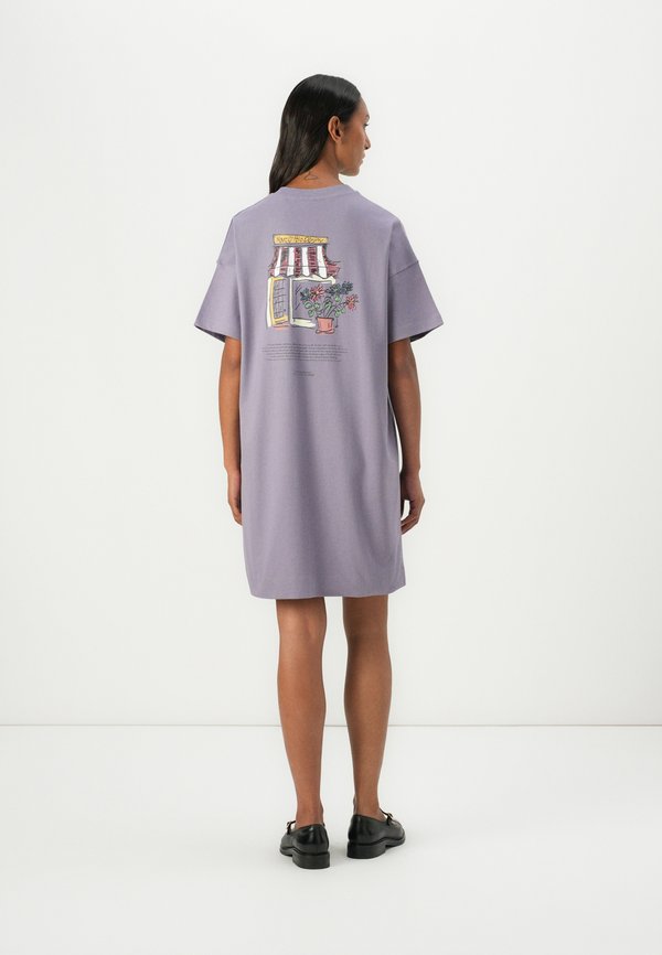 DRESS LOOSE FIT  - Jersey dress - lavender