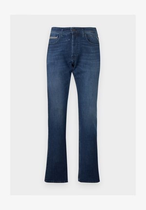 Replay, GROVER STRAIGHT FIT JEANS - Тесни дънки - dark blue