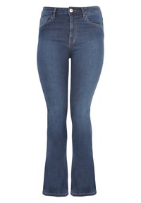 YOEK Flared Jeans - dark indigo