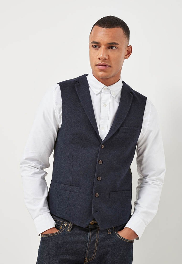 Next BLEND WAISTCOAT - Gilet elegante - navy/blu - Zalando.it
