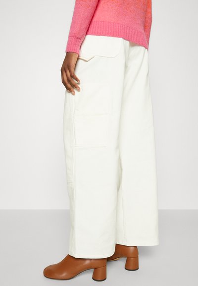 STAUD PAINTER PANT - Pantalon classique - white