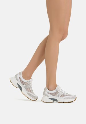 CON CRISTALLI TONO SU TONO - Sneaker low - white