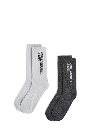PACK OF 2 - Nogavice - silver/gunmetal