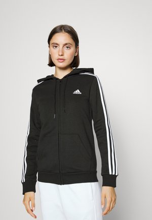 W S FL FZ HD - Felpa con zip - black/white