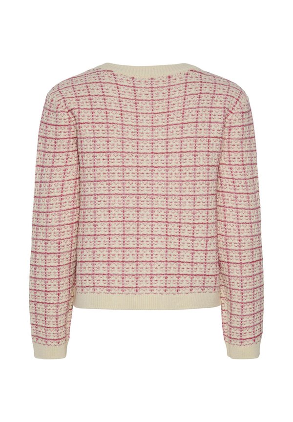 YASLIVIA SHORT CARDIGAN - Cardigan - birch pattern raspberry sorbet pirouette2