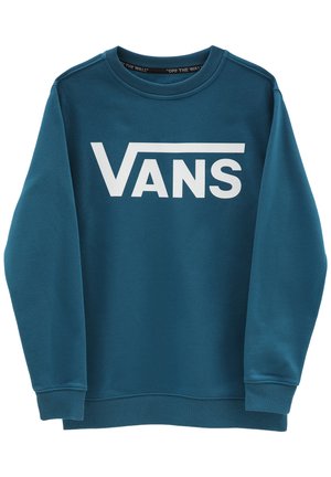 Vans BY VANS CLASSIC CREW BOYS - Felpa - moroccan blue/white