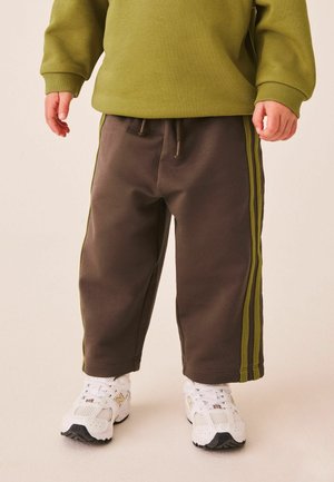 Next, REGULAR FIT - PRINTED CREW NECK SWEAT TOP AND JOGGERS SET . - Dressikomplekt - olive green