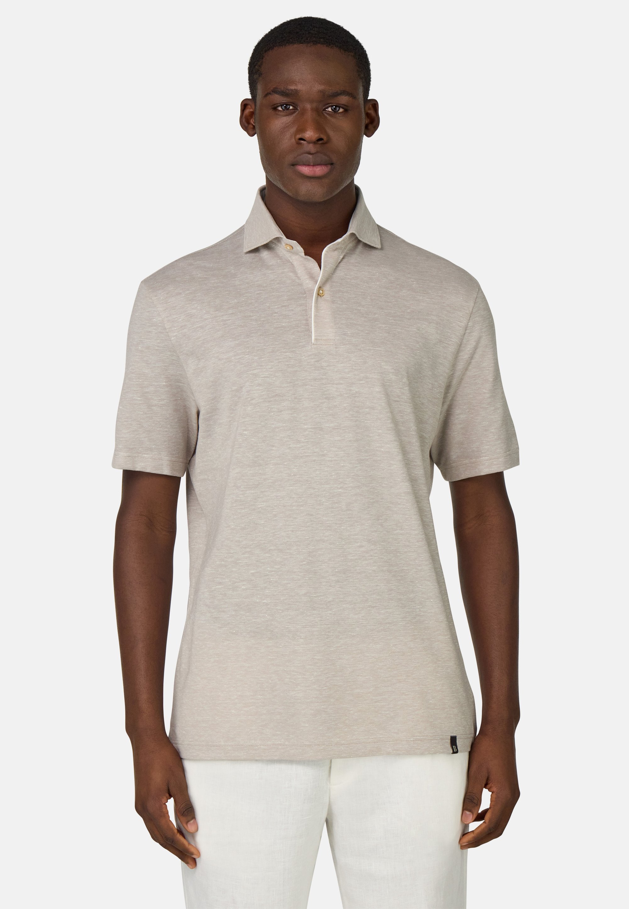 Boggi Milano Polo shirt sand Zalando