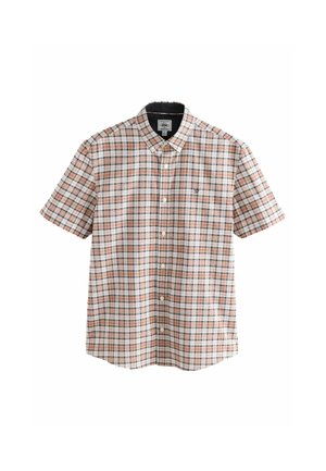 REGULAR FIT  SHORT SLEEVE OXFORD CHECK - Majica - neutral