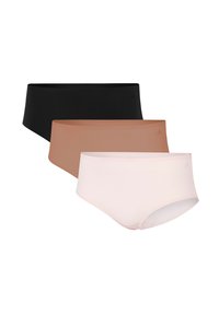 Unausgewählt, schwarz/braun/rose