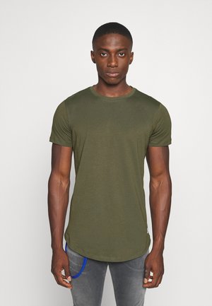 JJENOATEE CREW NECK NOOS - Basic T-shirt - forest night
