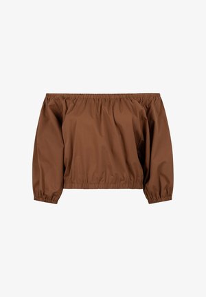 Aaiko, MADDY POPLINE CO 540 - Blouse - hazelnut
