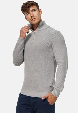 INDICODE JEANS MAYER - Pullover - lt grey mix