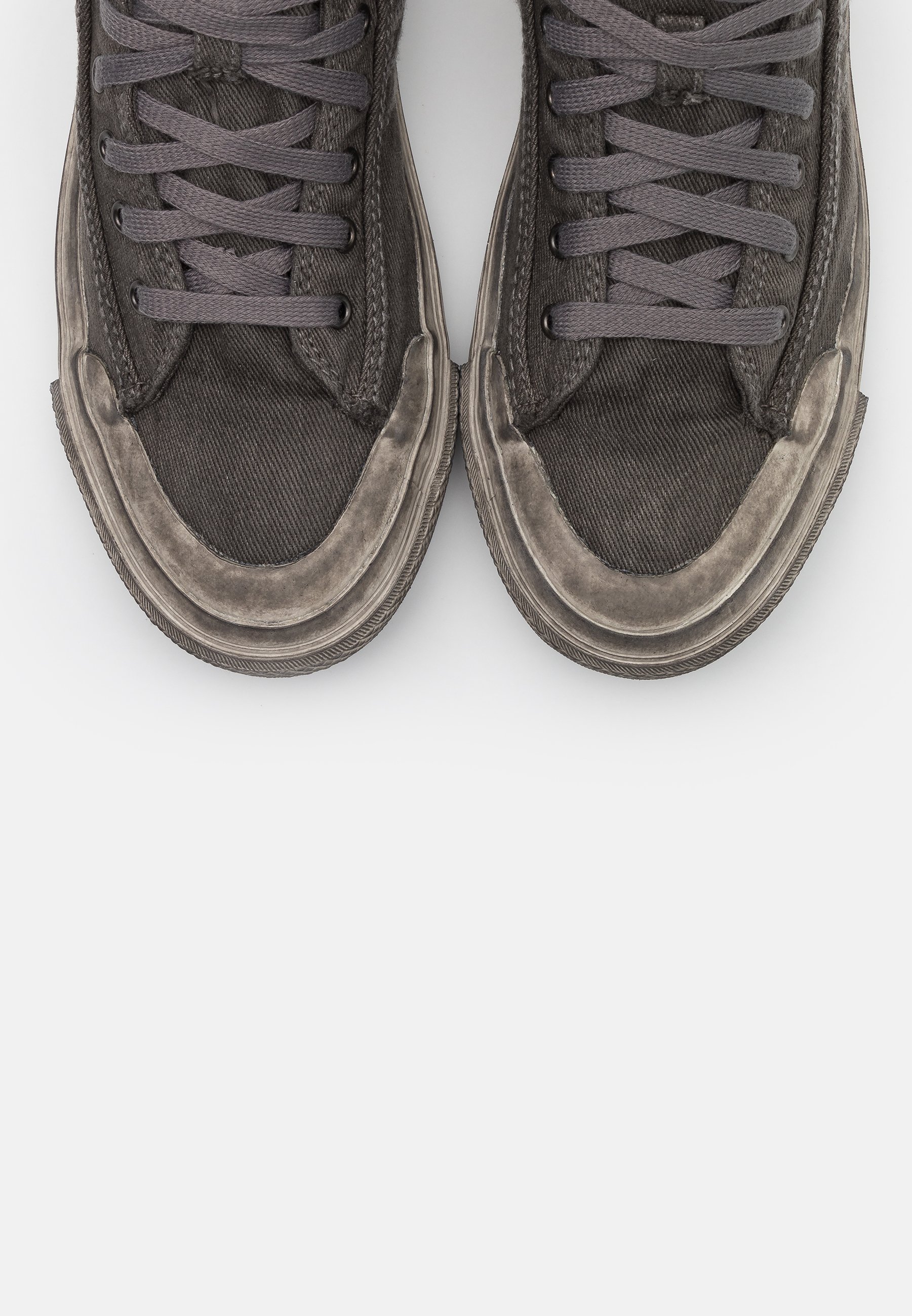 Diesel ASTICO S-ASTICO MID LACE - Sneakers hoog - gunmetal/Grijs - Zalando .nl