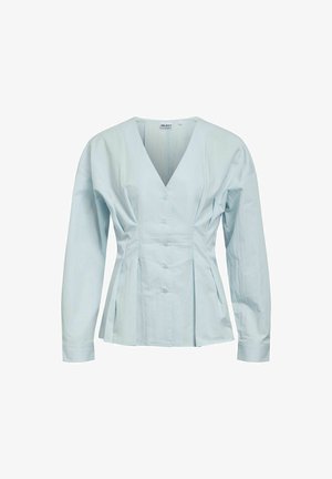 Object, SHIRT PLEATED - Bluse - winter sky