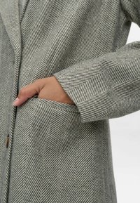 Nümph RAVEN - Klasikinis paltas - medium grey mel