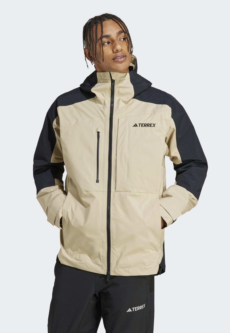 adidas Performance M XPLORIC RR J Waterproof jacket savanna/beige