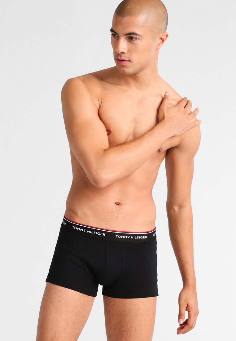 Tommy Hilfiger PREMIUM ESSENTIAL LOW HIP TRUNK 3 - Panties - black/sort - Zalando.dk