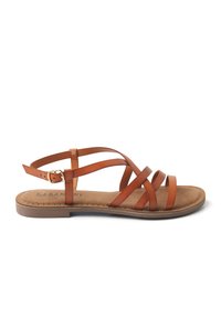 Lazamani Riemensandalette - cognac