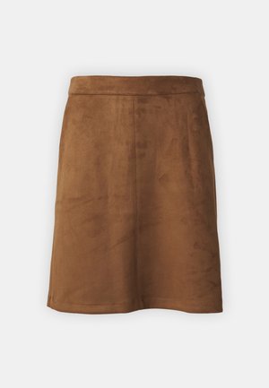 Vero Moda Tall VMDONNADINA SKIRT - Minihame - cognac