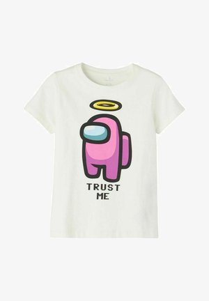 AMONG US - T-shirt print - cloud dancer