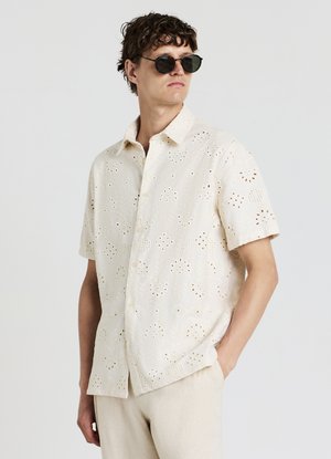 Calliope CON RICAMI - Camicia - beige chiaro