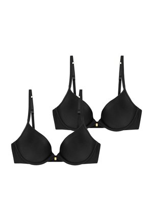 2-PACK BODY MAKE-UP ESSENTIALS - Bügel BH - black