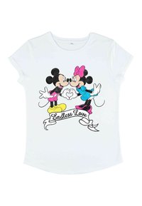 Henry Tiger MICKEY CLASSIC ENDLESS LOVE - T-shirt med print - white