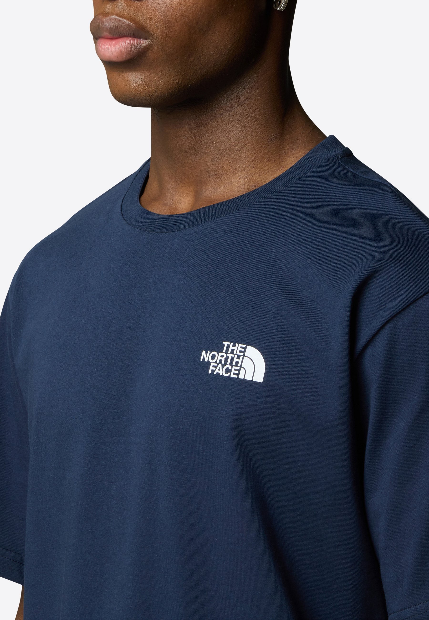 The North Face◆新作 Mountain Sketch Tシャツ ネイビー 送料込 The North Face TEE MOUNTAIN SKETCH - T-shirt con stampa