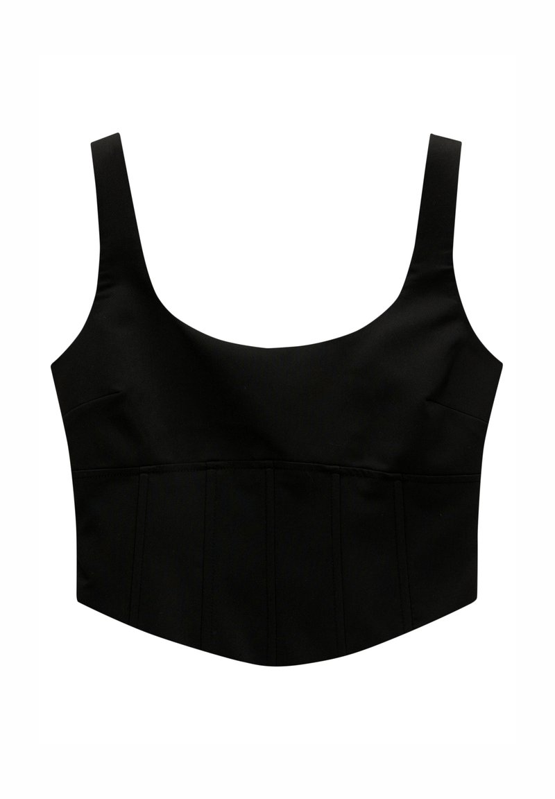 PULL&BEAR Top zwart PULL&BEAR Top zwart