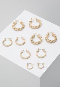 ONLY ONLCRISTEL CREOLE EARRINGS 5 PACK - Brincos - gold-coloured