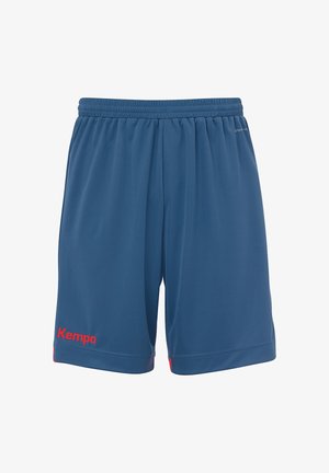 Kempa Shorts - ice grau fluo rot