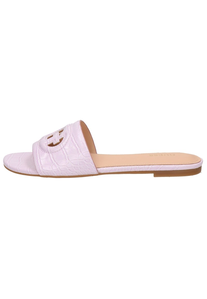 Damen Flache Pantoletten | Guess TASHIA Pantolette flach paars/flieder - UC76152 Damen Flache Pantoletten | Guess TASHIA Pantolette flach paars/flieder - UC76152