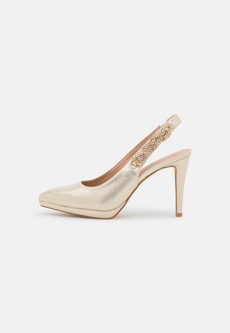 Damen Klassische Pumps | Menbur Pumps gold/goldfarben - PH07974 Damen Klassische Pumps | Menbur Pumps gold/goldfarben - PH07974