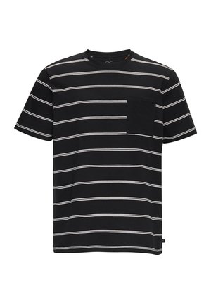 GESTREEPT - T-shirt print - schwarz