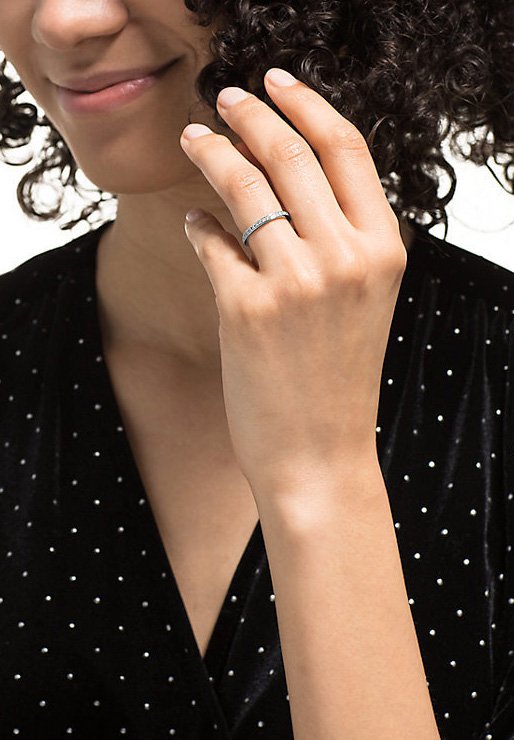 CHRIST Diamonds Ring - weißgold