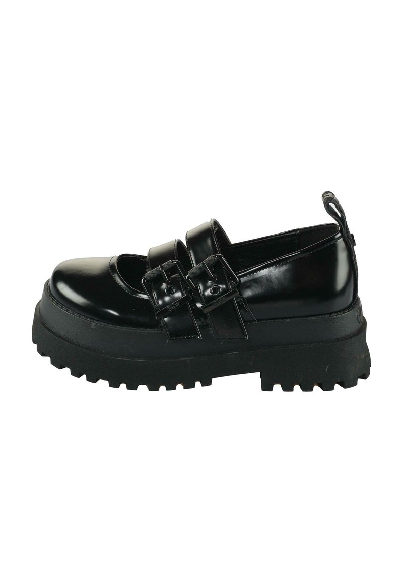 Buffalo - PLUTO MARY - Platform heels - black, Enlarge