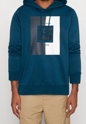 Felpa con cappuccio - blue