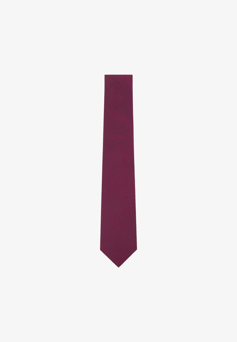 Hackett London SOLID CLASS - Krawatte - ruby wine red