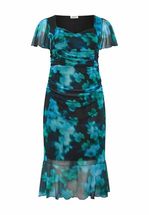 Yours Clothing, MIDI DRESSES - - Hverdagskjole - teal