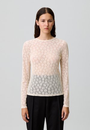 TRANSPARENT DENTELLE - Blouse - ecru