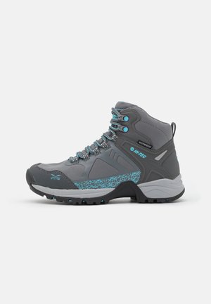 V-LITE PSYCH WP WOMENS - Hikingskor - mid grey/dk grey/sapphire/light grey