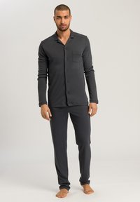 Hanro SHADOW SET - Pyjama - dark shale