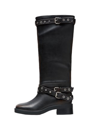 Stradivarius, STUDDED BIKER - Bottes de cowboy / motard - brown