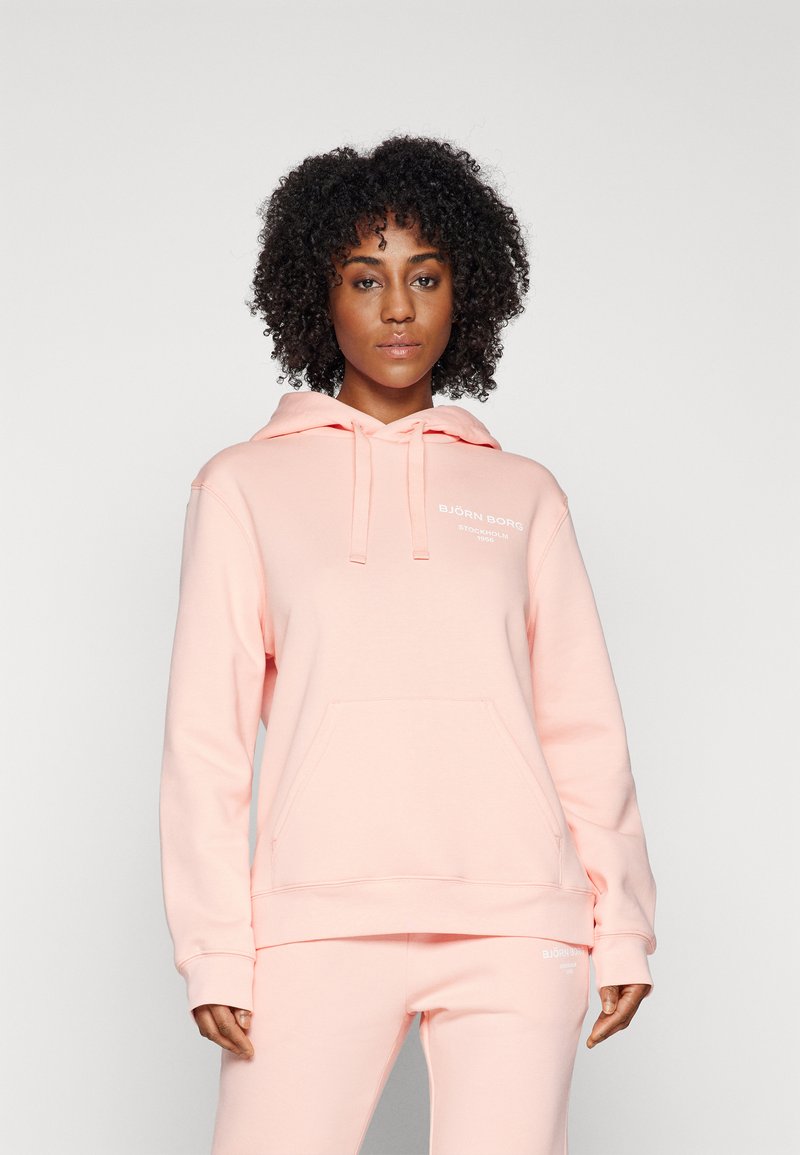 Björn Borg ESSENTIAL HOODIE - Džemperis ar kapuci - apricot blush