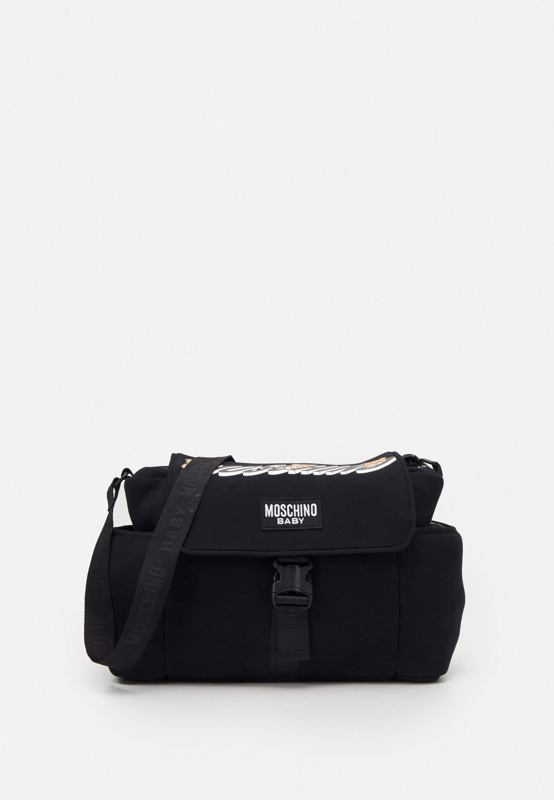 black moschino changing bag