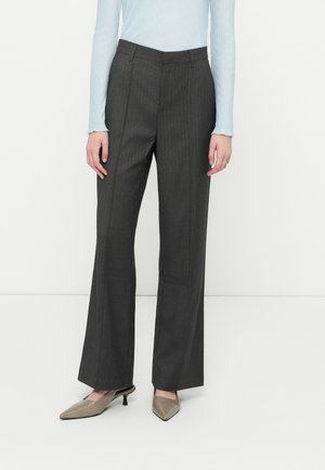 PINSTRIPE PANTS - Nadrágok - dark grey
