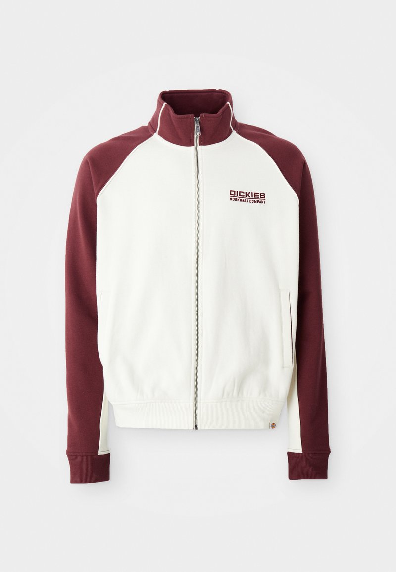 Dickies Sweater met rits bordeauxrood